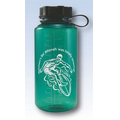 32 Oz. Tritan Water Bottle w/ Strap Lid & Graduated Scale